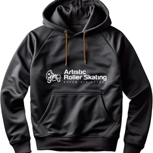 ARS zip-up hoodie with the white ARS logo